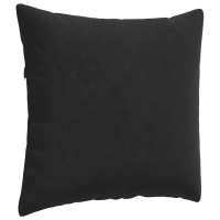 Produktbild för Sofakuddar 2 pcs Svart 45 x 45 cm Kordread tyg