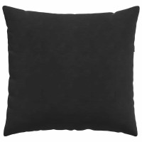 Produktbild för Sofakuddar 2 pcs Svart 45 x 45 cm Kordread tyg