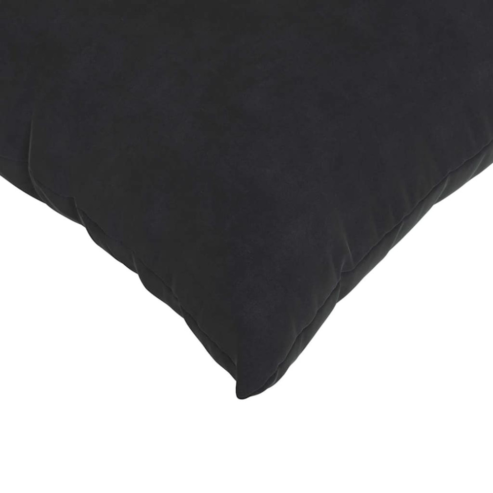 Produktbild för Sofakuddar 2 pcs Svart 45 x 45 cm Kordread tyg