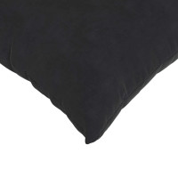 Produktbild för Sofakuddar 2 pcs Svart 45 x 45 cm Kordread tyg