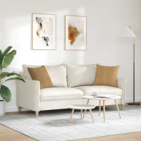 Produktbild för Sofakuddar 2 pcs Brun 45 x 45 cm Kordread tyg