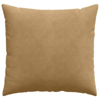 Produktbild för Sofakuddar 2 pcs Brun 45 x 45 cm Kordread tyg