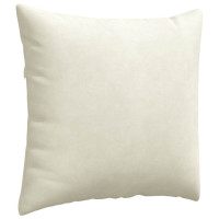 Produktbild för Sofakuddar 2 pcs Kräm 45 x 45 cm Kordread tyg