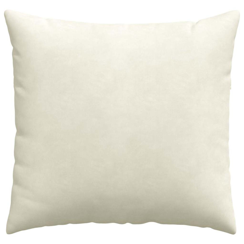 Produktbild för Sofakuddar 2 pcs Kräm 45 x 45 cm Kordread tyg