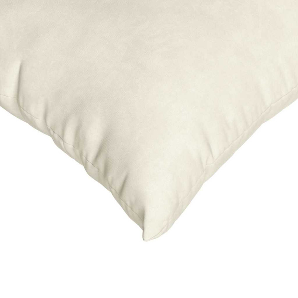 Produktbild för Sofakuddar 2 pcs Kräm 45 x 45 cm Kordread tyg