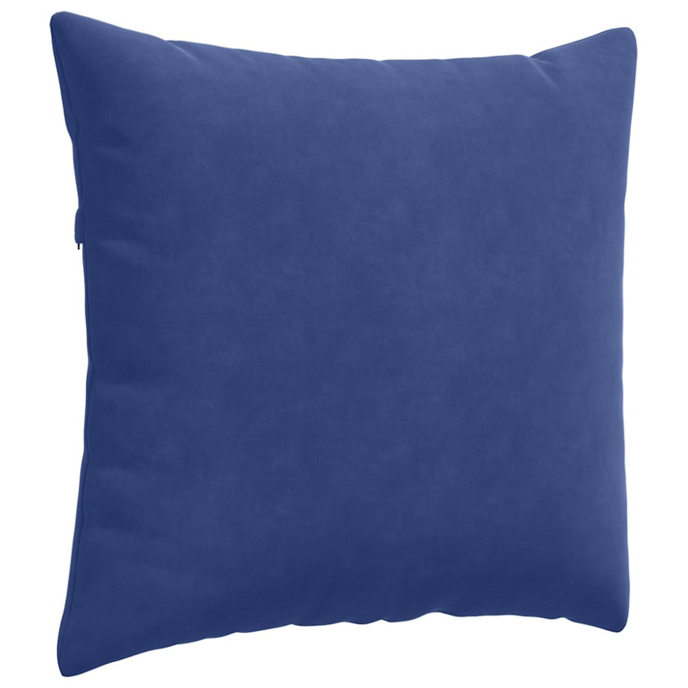 Produktbild för Sofakuddar 2 pcs Polisblå 45 x 45 cm Kordread tyg