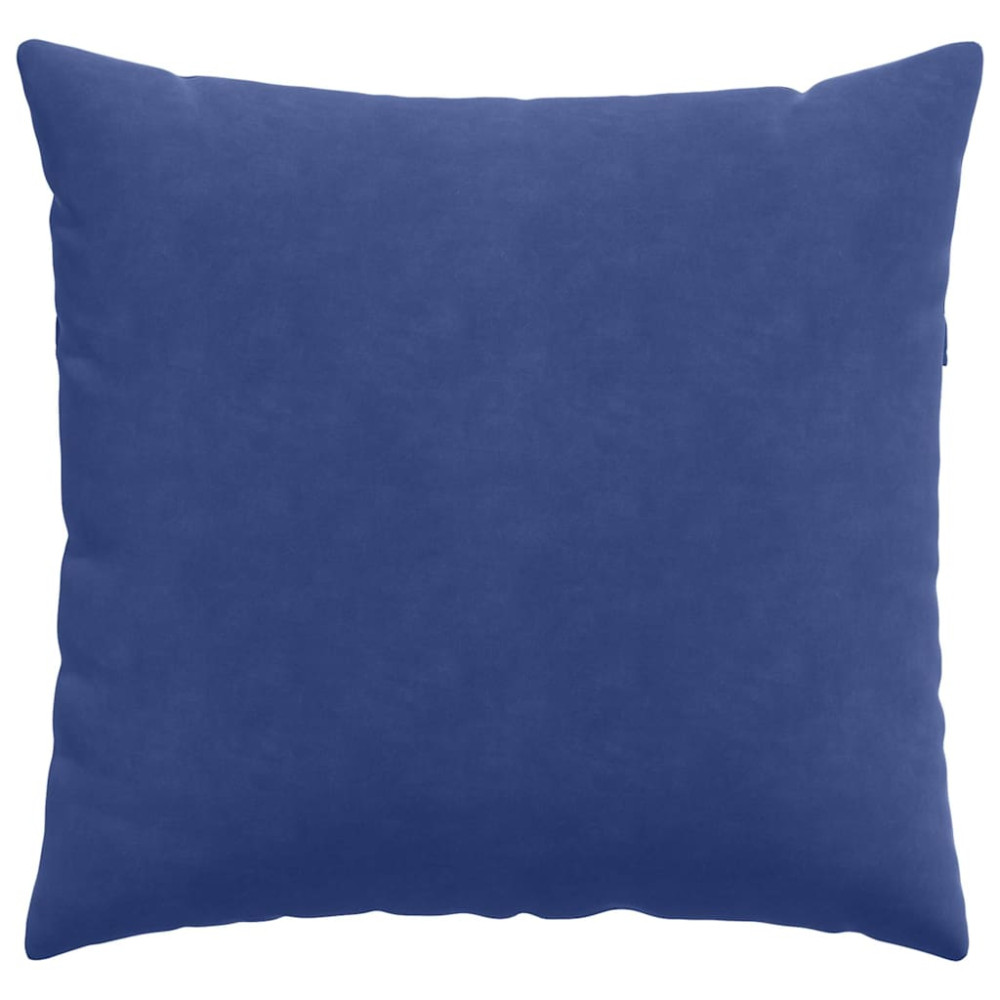 Produktbild för Sofakuddar 2 pcs Polisblå 45 x 45 cm Kordread tyg