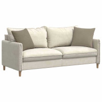 Produktbild för Sofakuddar 2 pcs Taupe 45 x 45 cm tyg