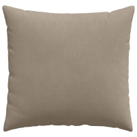 Produktbild för Sofakuddar 2 pcs Taupe 45 x 45 cm tyg