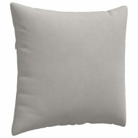 Produktbild för Sofakuddar 2 pcs Ljusgrå 45 x 45 cm tyg