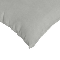 Produktbild för Sofakuddar 2 pcs Ljusgrå 45 x 45 cm tyg