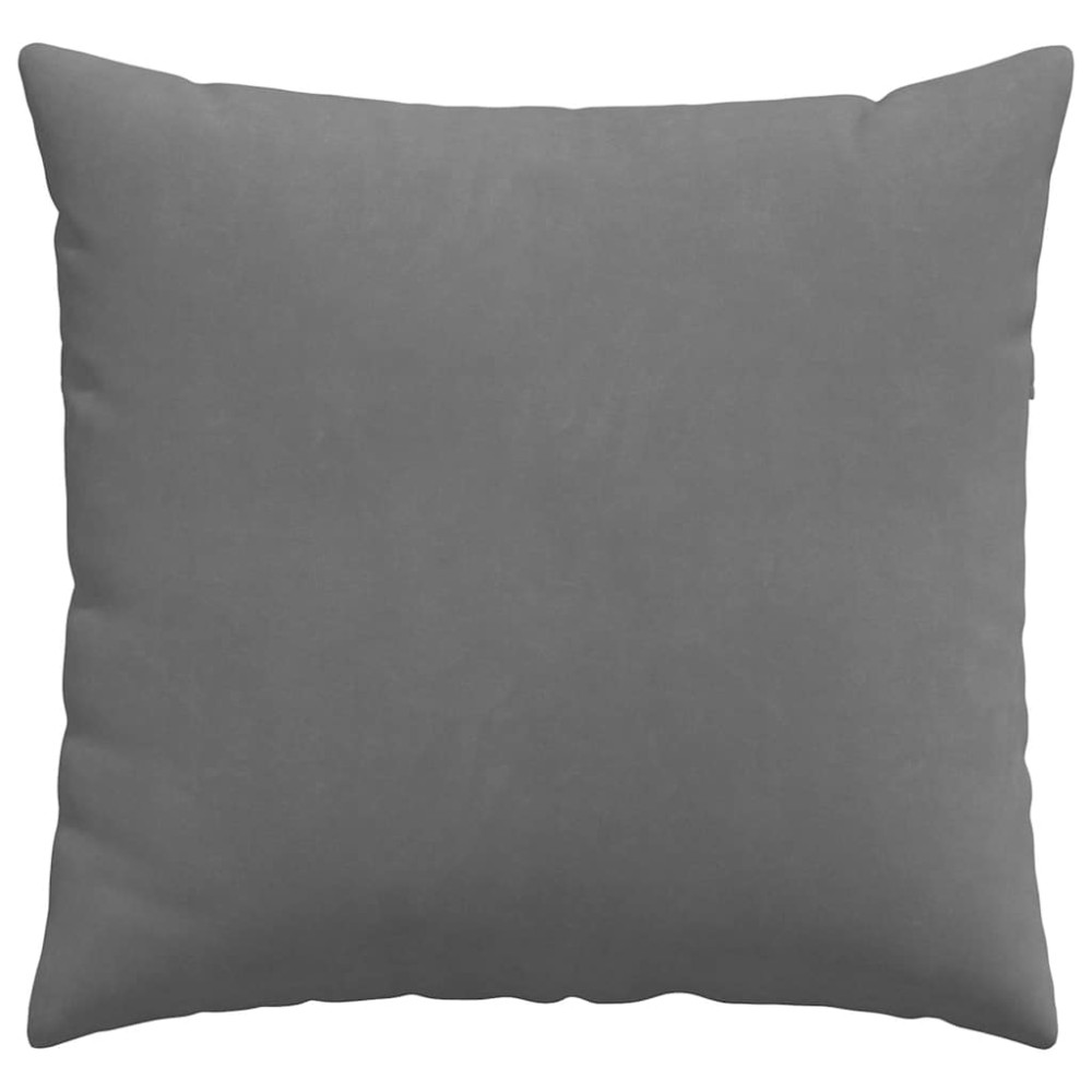 Produktbild för Sofakuddar 2 pcs Mörkgrå 45 x 45 cm tyg
