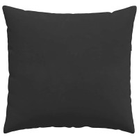 Produktbild för Sofakuddar 2 pcs Svart 45 x 45 cm tyg