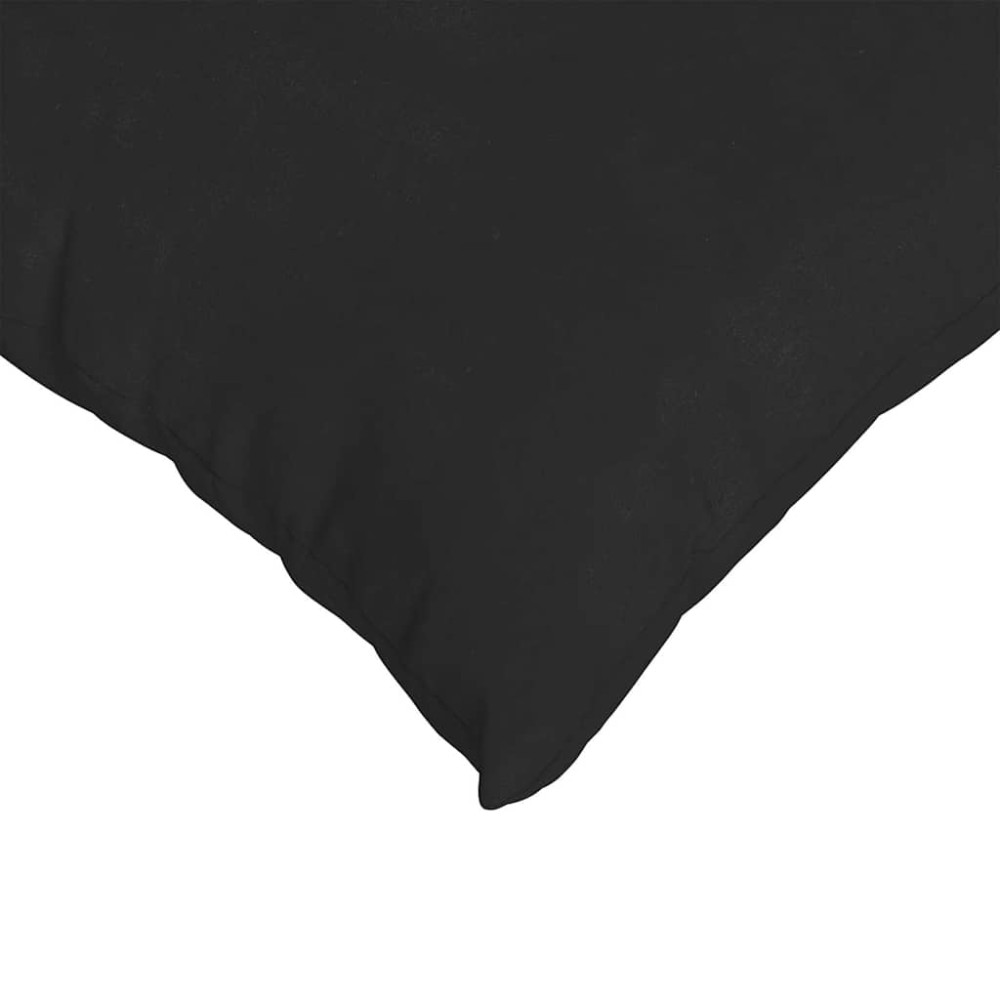 Produktbild för Sofakuddar 2 pcs Svart 45 x 45 cm tyg