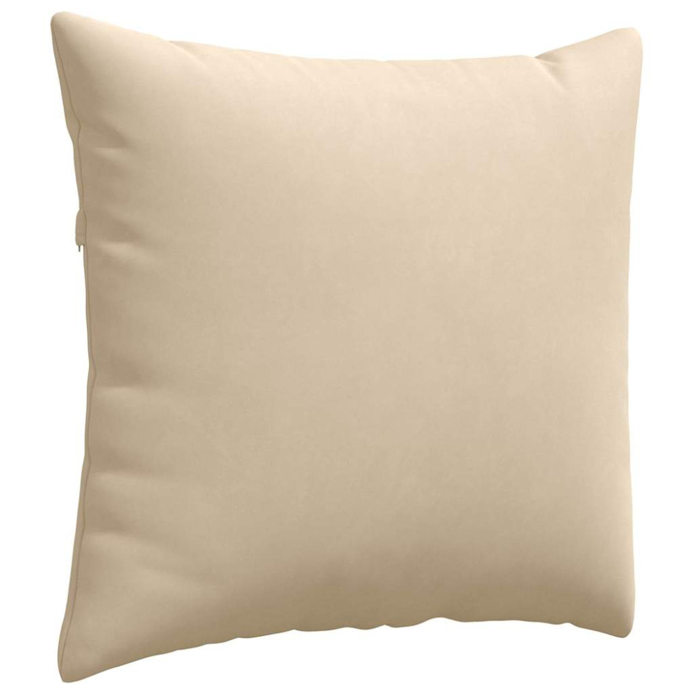 Produktbild för Sofakuddar 2 pcs Kräm 45 x 45 cm tyg