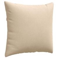 Produktbild för Sofakuddar 2 pcs Kräm 45 x 45 cm tyg