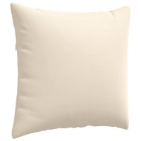 Produktbild för Sofakuddar 2 pcs Beige 45 x 45 cm tyg