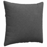 Produktbild för Sofakuddar 2 pcs Mörkgrå 45 x 45 cm Kordread tyg