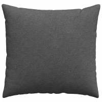 Produktbild för Sofakuddar 2 pcs Mörkgrå 45 x 45 cm Kordread tyg