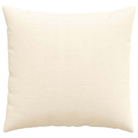 Produktbild för Sofakuddar 2 pcs Kräm 45 x 45 cm Kordread tyg