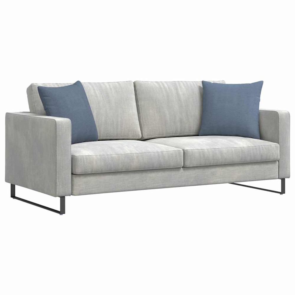 Produktbild för Sofakuddar 2 pcs Blå 45 x 45 cm Kordread tyg