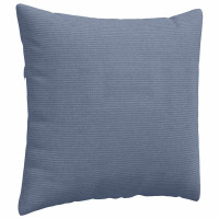 Produktbild för Sofakuddar 2 pcs Blå 45 x 45 cm Kordread tyg