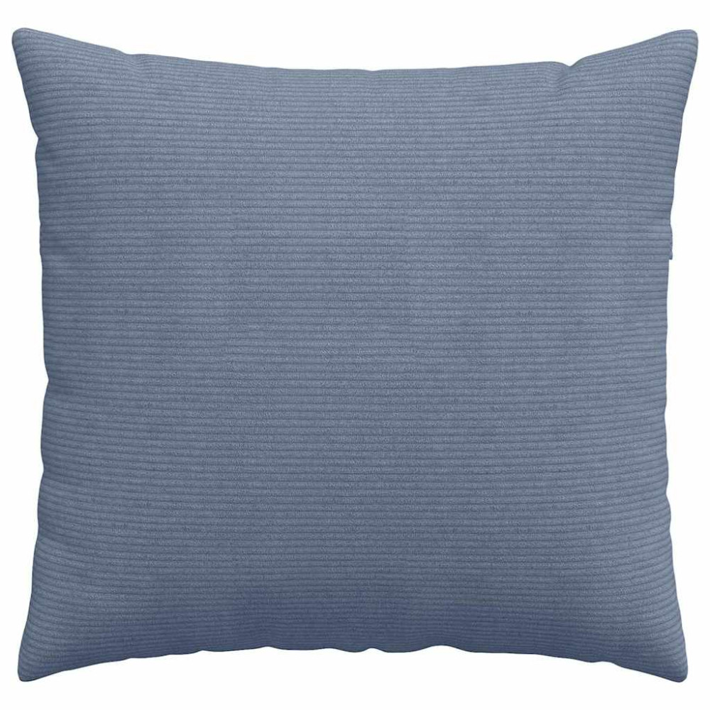 Produktbild för Sofakuddar 2 pcs Blå 45 x 45 cm Kordread tyg