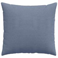 Produktbild för Sofakuddar 2 pcs Blå 45 x 45 cm Kordread tyg