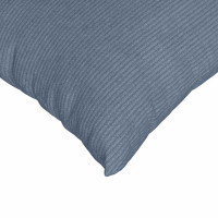 Produktbild för Sofakuddar 2 pcs Blå 45 x 45 cm Kordread tyg
