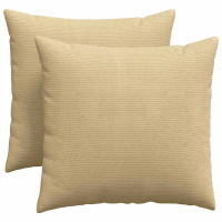 Produktbild för Sofakuddar 2 pcs Grågrön 45 x 45 cm Kordread tyg