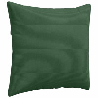 Produktbild för Sofakuddar 2 pcs Mörkgrön 45 x 45 cm Kordread tyg