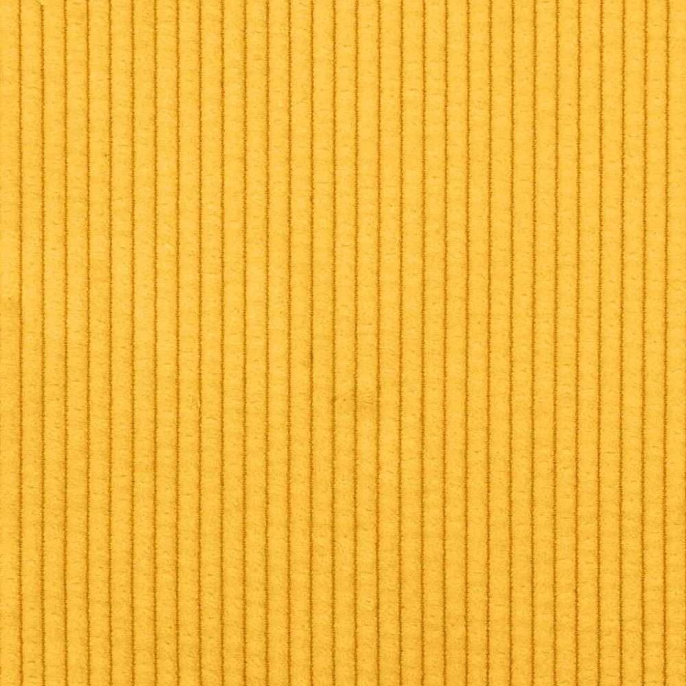 Produktbild för Sofakuddar 2 pcs Ljusgul 45 x 45 cm Kordread tyg