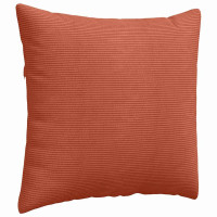 Produktbild för Sofakuddar 2 pcs Röd orange 45 x 45 cm Kordread tyg