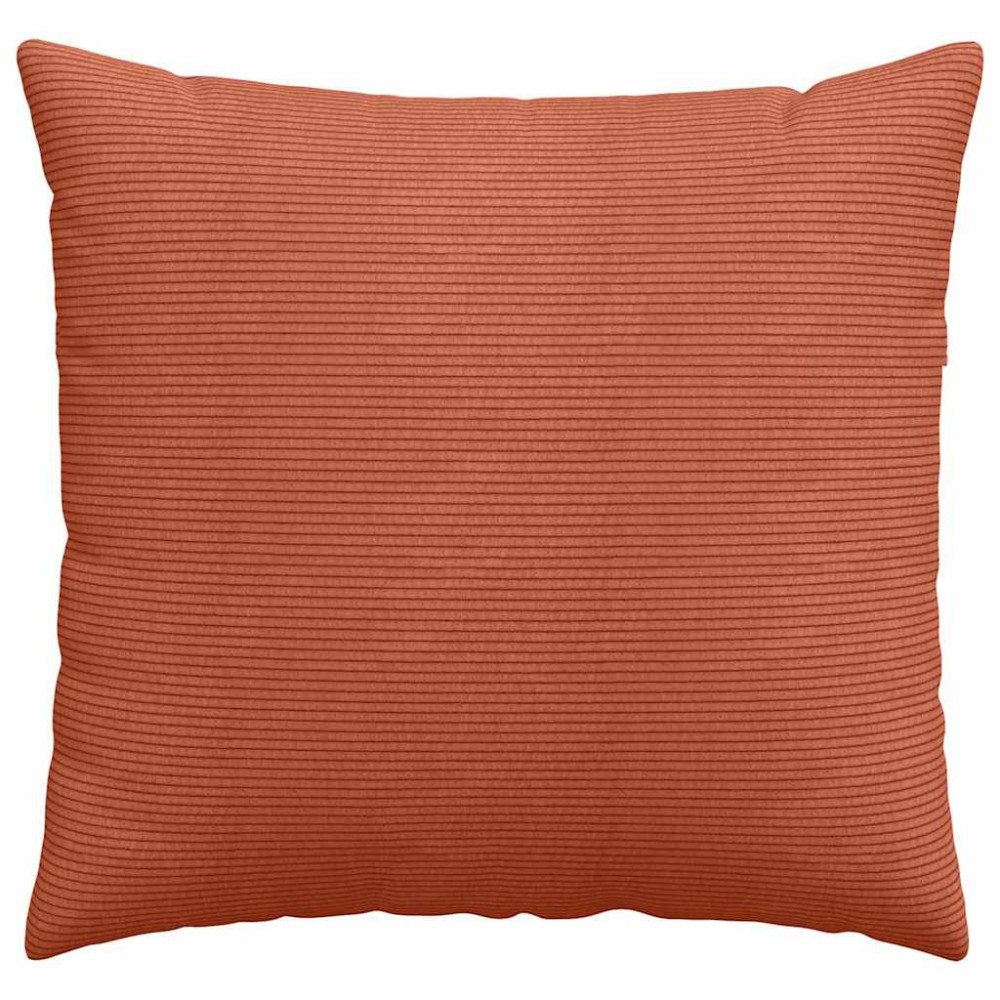 Produktbild för Sofakuddar 2 pcs Röd orange 45 x 45 cm Kordread tyg