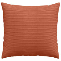 Produktbild för Sofakuddar 2 pcs Röd orange 45 x 45 cm Kordread tyg