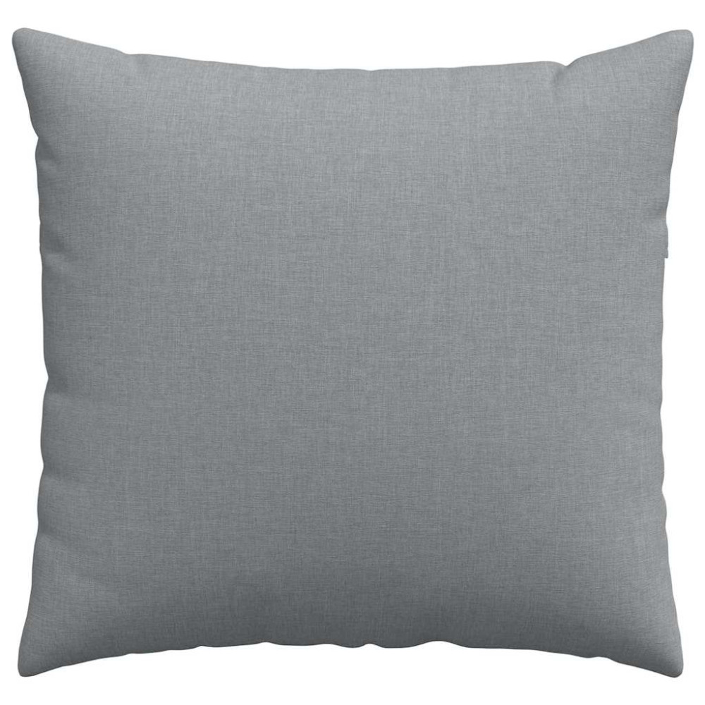Produktbild för Sofakuddar 2 pcs Ljusgrå 50 x 50 cm tyg