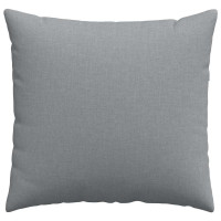 Produktbild för Sofakuddar 2 pcs Ljusgrå 50 x 50 cm tyg