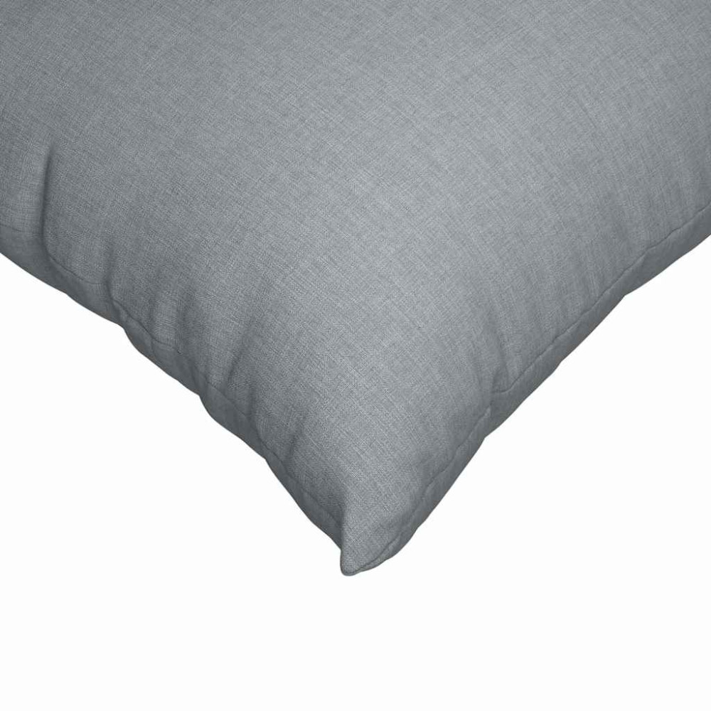 Produktbild för Sofakuddar 2 pcs Ljusgrå 50 x 50 cm tyg