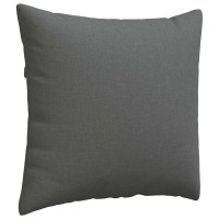 Produktbild för Sofakuddar 2 pcs Mörkgrå 50 x 50 cm tyg
