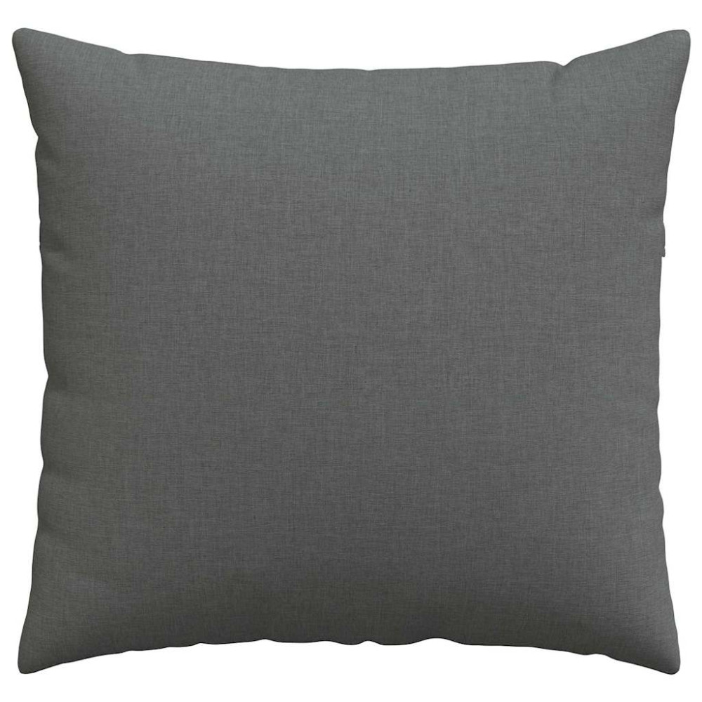 Produktbild för Sofakuddar 2 pcs Mörkgrå 50 x 50 cm tyg