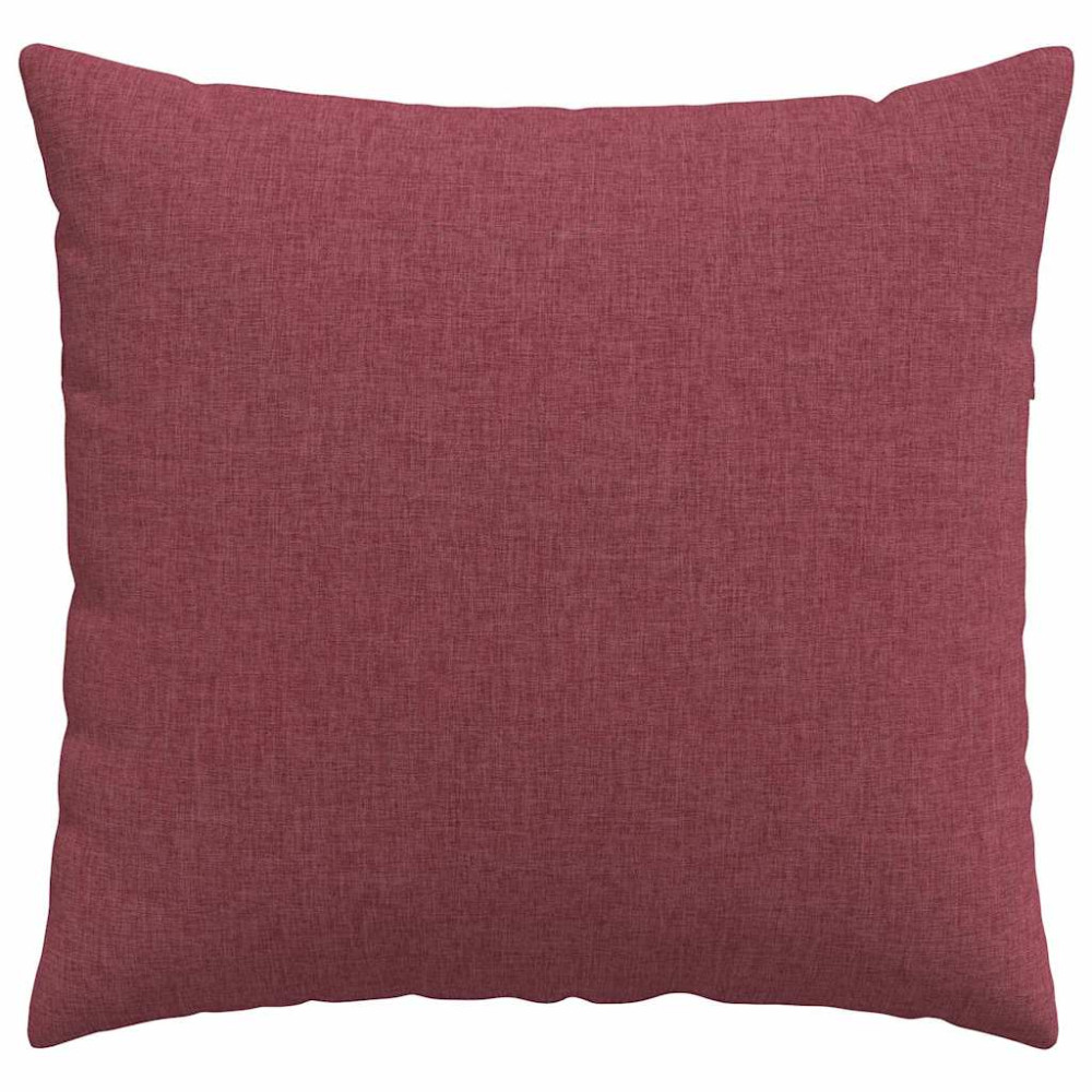 Produktbild för Sofakuddar 2 pcs Vinröd 50 x 50 cm tyg
