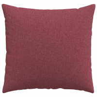Produktbild för Sofakuddar 2 pcs Vinröd 50 x 50 cm tyg