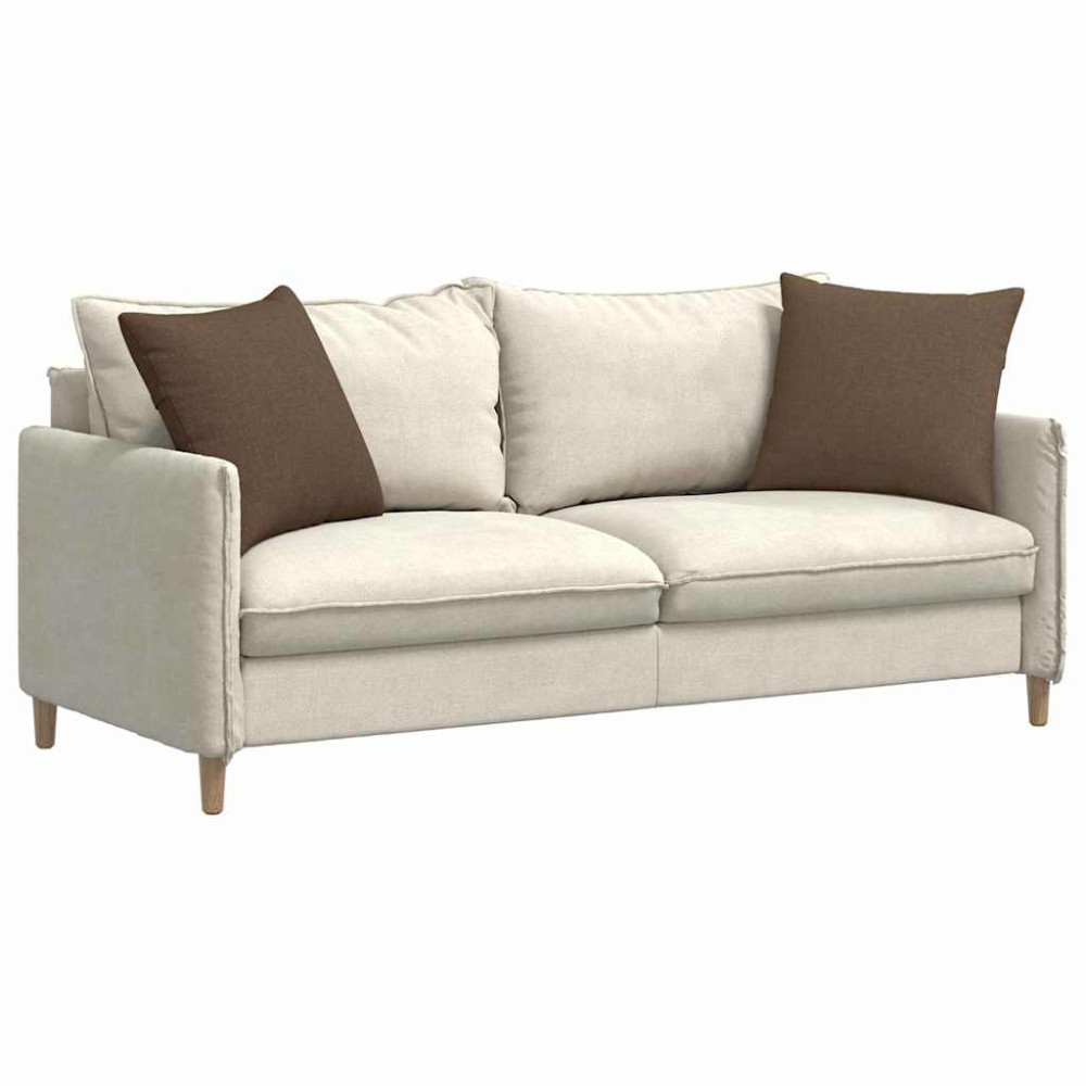 Produktbild för Sofakuddar 2 pcs Brun 50 x 50 cm tyg