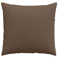 Produktbild för Sofakuddar 2 pcs Brun 50 x 50 cm tyg