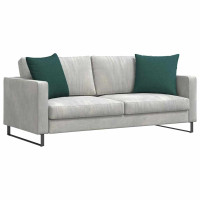 Produktbild för Sofakuddar 2 pcs Mörkgrön 50 x 50 cm tyg