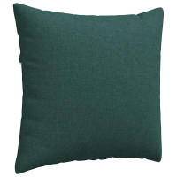Produktbild för Sofakuddar 2 pcs Mörkgrön 50 x 50 cm tyg