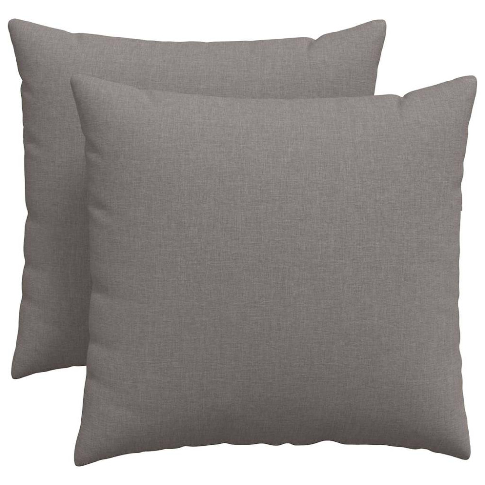 Produktbild för Sofakuddar 2 pcs Taupe 50 x 50 cm tyg