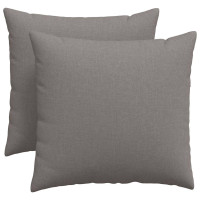 Produktbild för Sofakuddar 2 pcs Taupe 50 x 50 cm tyg