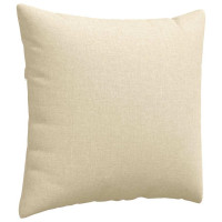 Produktbild för Sofakuddar 2 pcs Kräm 50 x 50 cm tyg