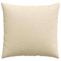 Produktbild för Sofakuddar 2 pcs Kräm 50 x 50 cm tyg